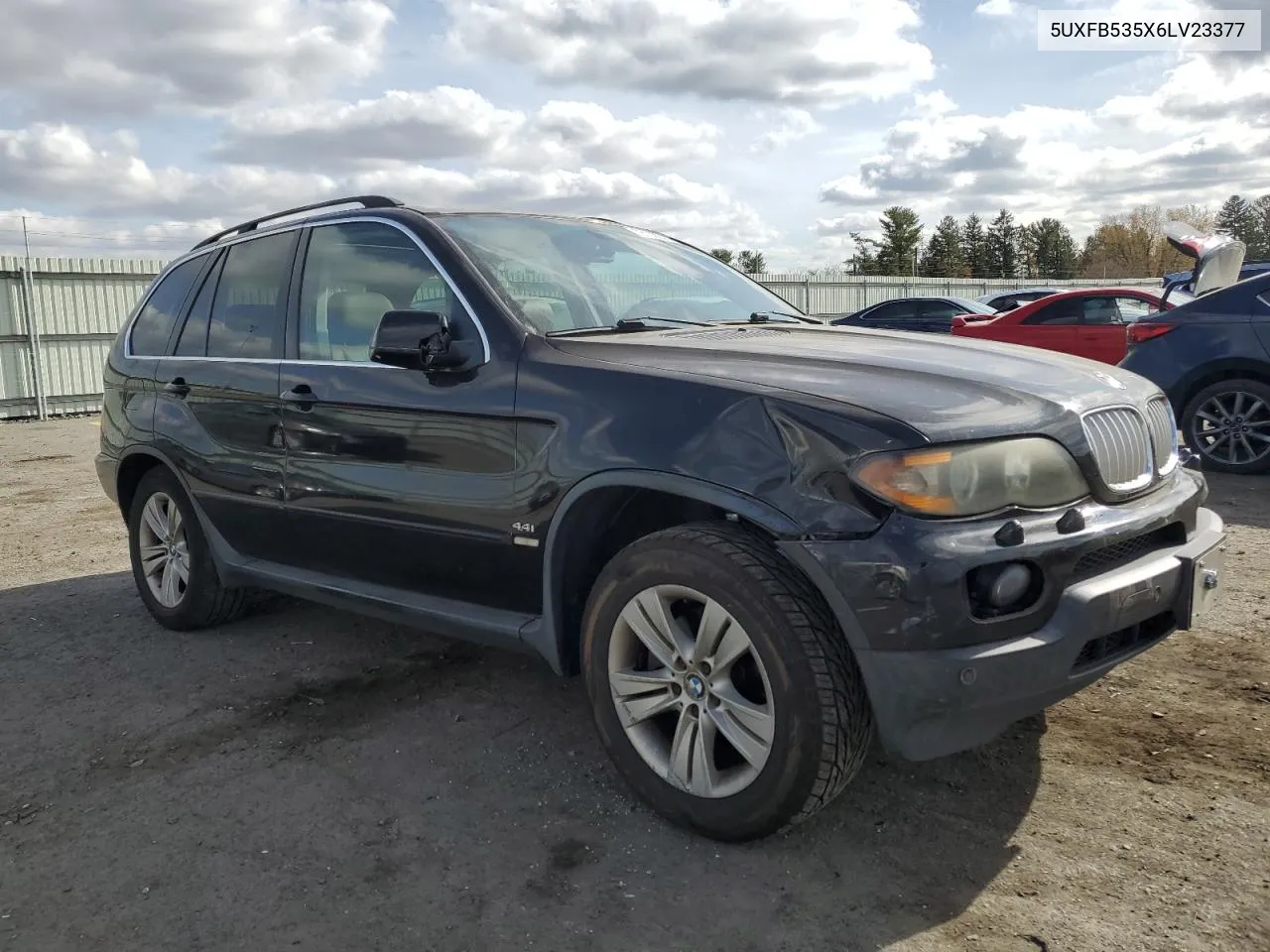 2006 BMW X5 4.4I VIN: 5UXFB535X6LV23377 Lot: 78109944