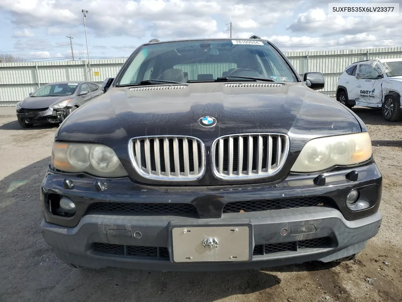 2006 BMW X5 4.4I VIN: 5UXFB535X6LV23377 Lot: 78109944