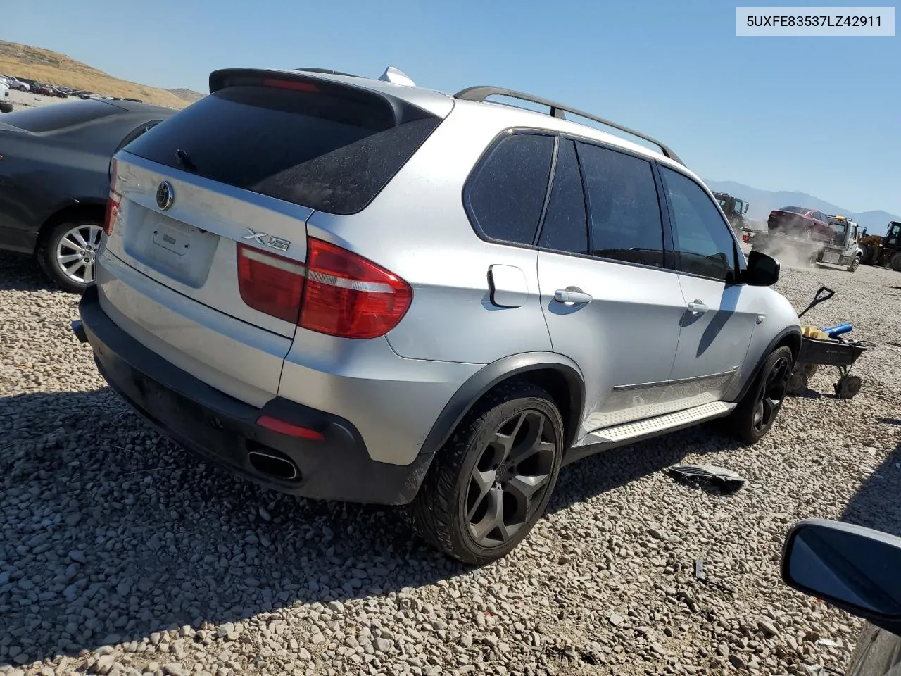 2007 BMW X5 4.8I VIN: 5UXFE83537LZ42911 Lot: 58774904