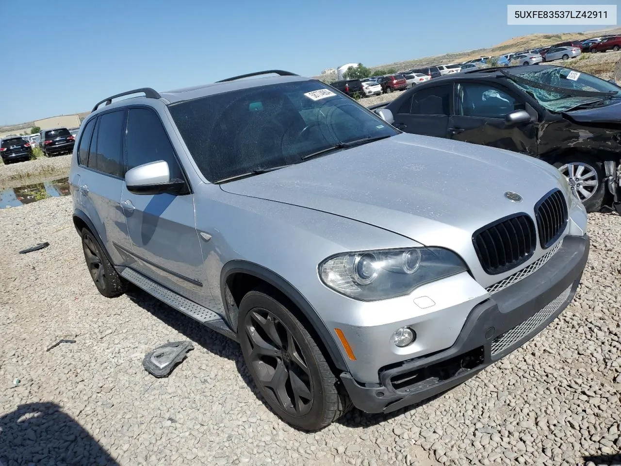 2007 BMW X5 4.8I VIN: 5UXFE83537LZ42911 Lot: 58774904