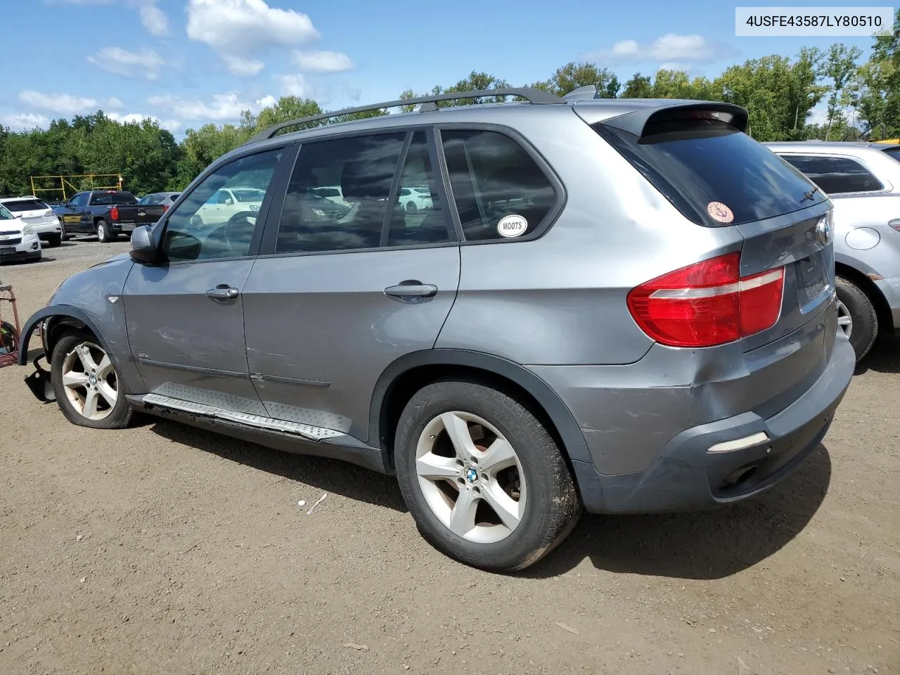 2007 BMW X5 3.0I VIN: 4USFE43587LY80510 Lot: 68518194