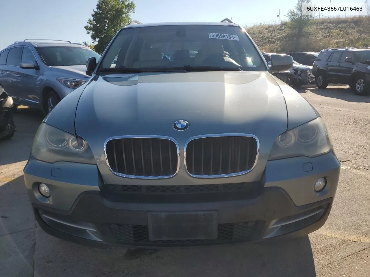 5UXFE43567L016463 2007 BMW X5 3.0I