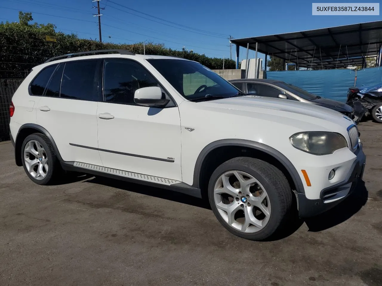 2007 BMW X5 4.8I VIN: 5UXFE83587LZ43844 Lot: 77623494