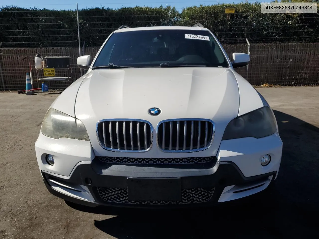 2007 BMW X5 4.8I VIN: 5UXFE83587LZ43844 Lot: 77623494