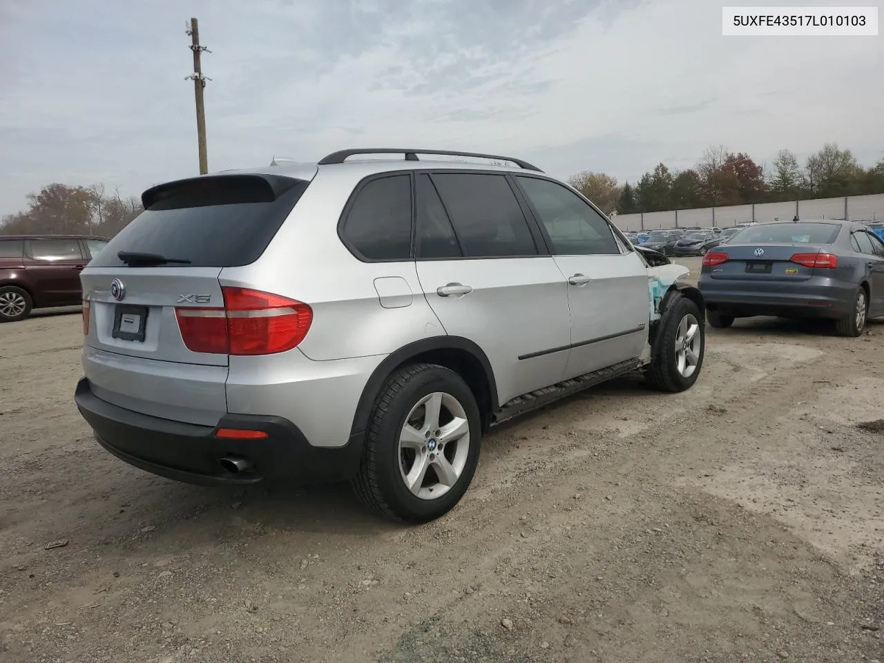 2007 BMW X5 3.0I VIN: 5UXFE43517L010103 Lot: 81353404