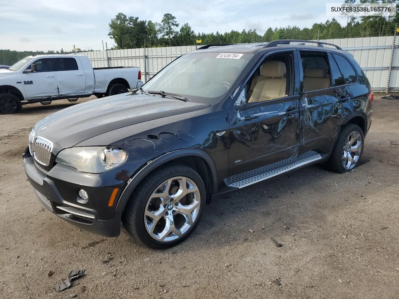 2008 BMW X5 4.8I VIN: 5UXFE83538L165776 Lot: 62456784