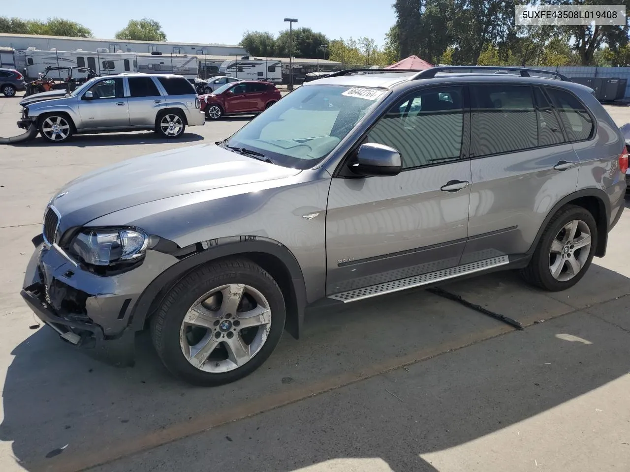 2008 BMW X5 3.0I VIN: 5UXFE43508L019408 Lot: 66442764