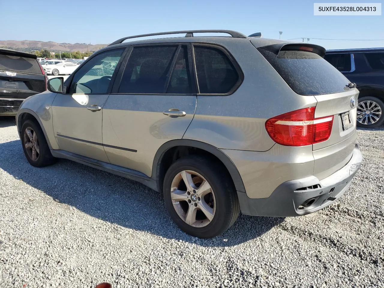 2008 BMW X5 3.0I VIN: 5UXFE43528L004313 Lot: 69637784