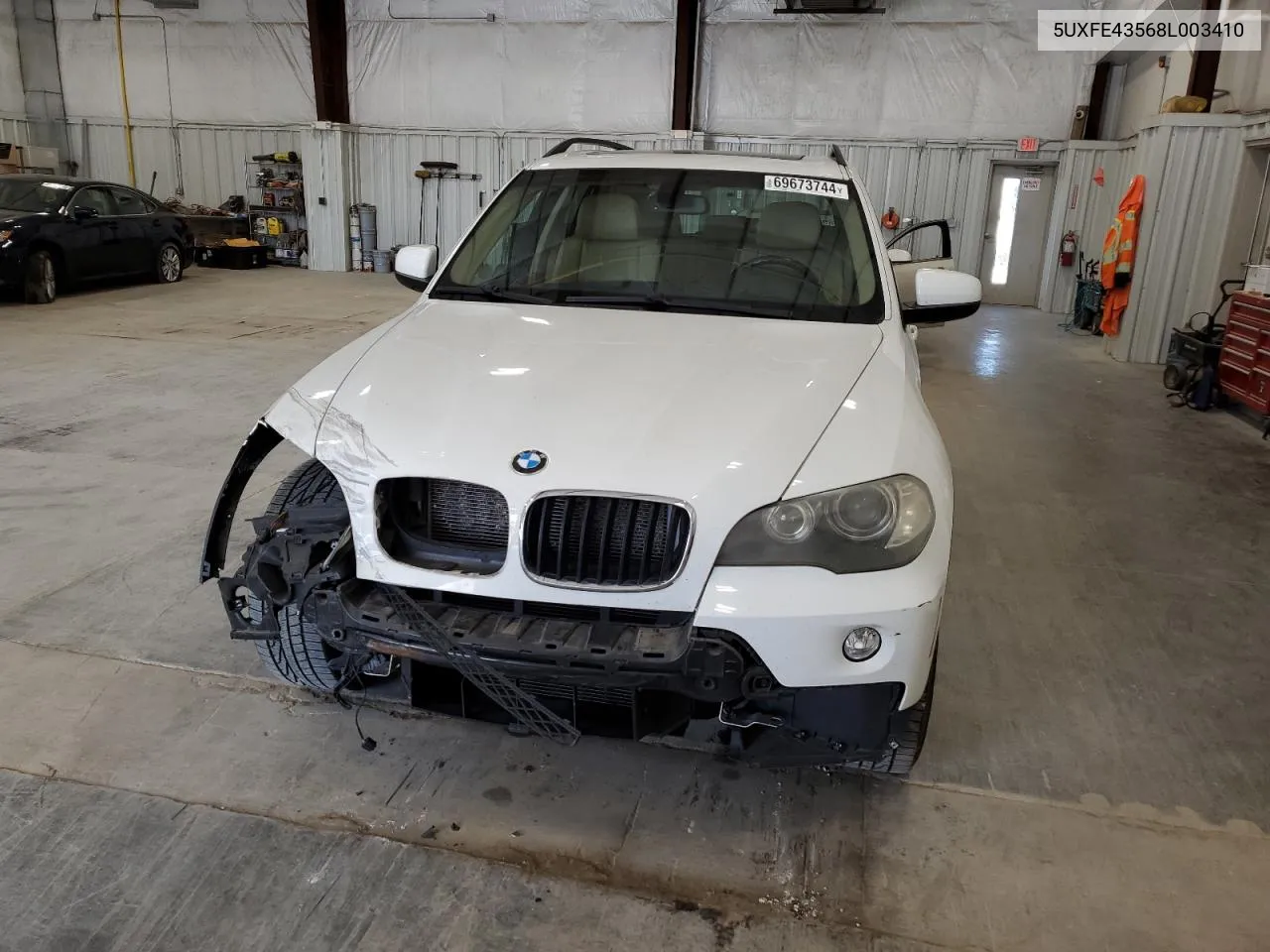 2008 BMW X5 3.0I VIN: 5UXFE43568L003410 Lot: 69673744