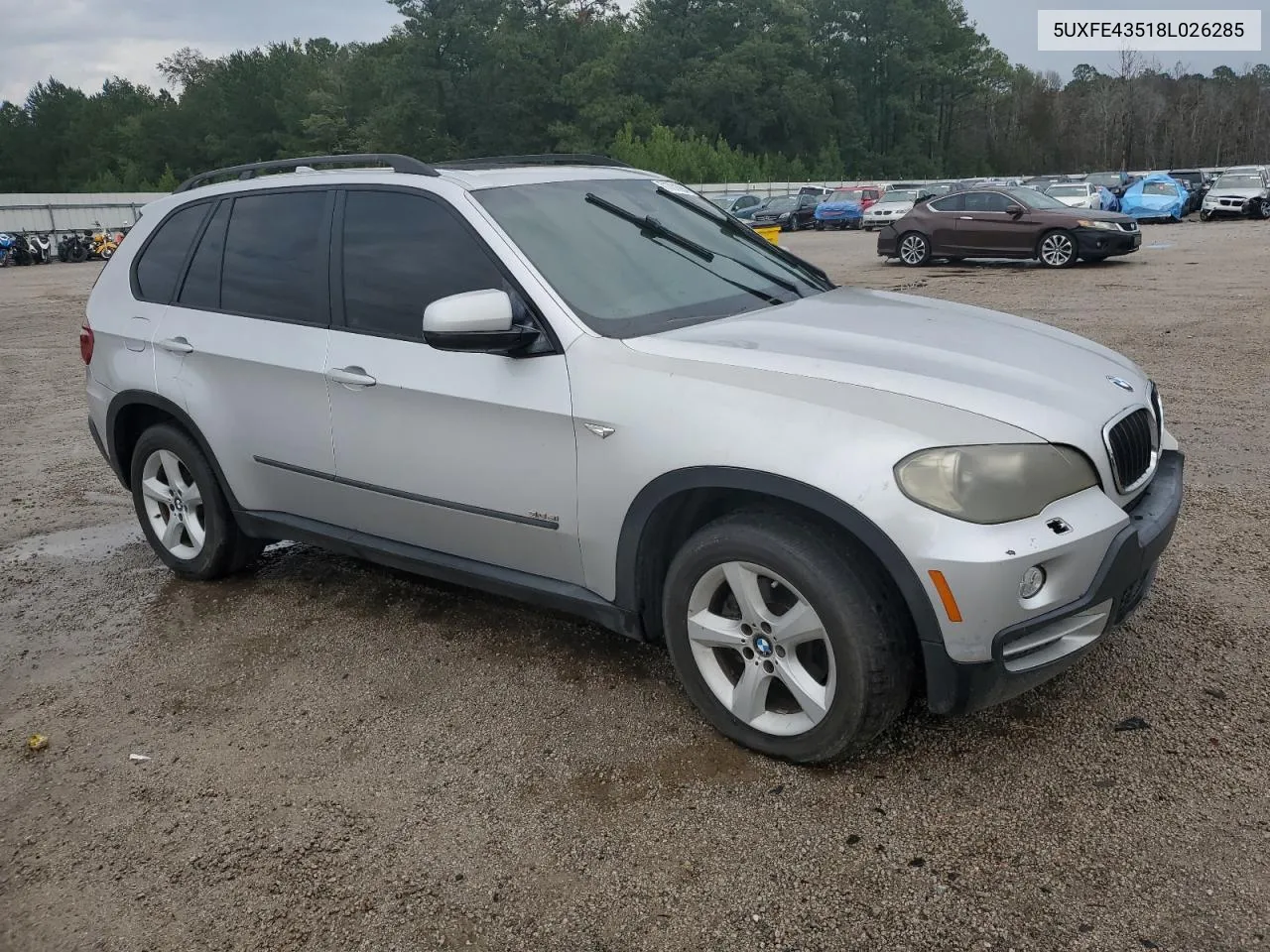 2008 BMW X5 3.0I VIN: 5UXFE43518L026285 Lot: 71731894