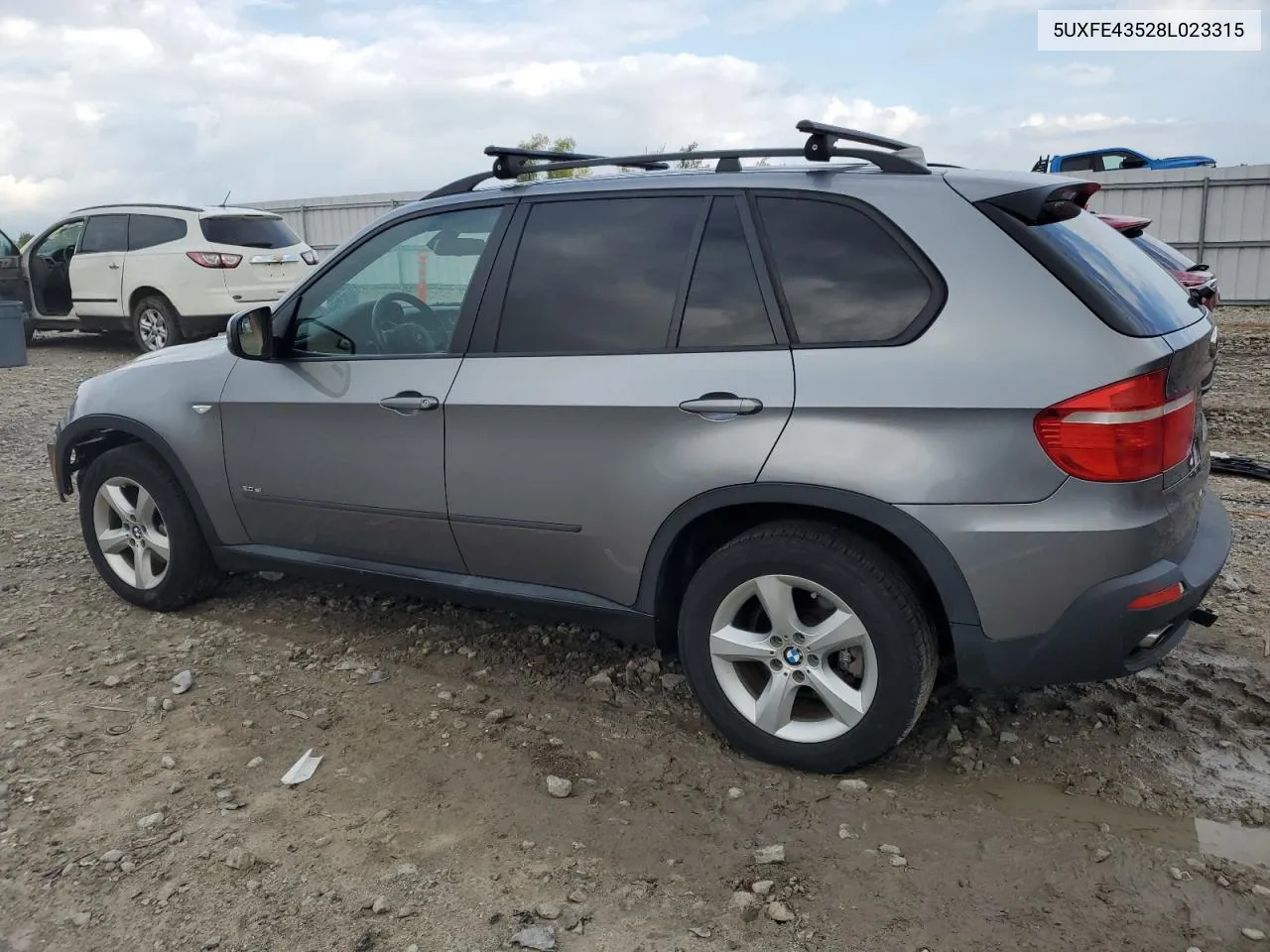 2008 BMW X5 3.0I VIN: 5UXFE43528L023315 Lot: 72541754