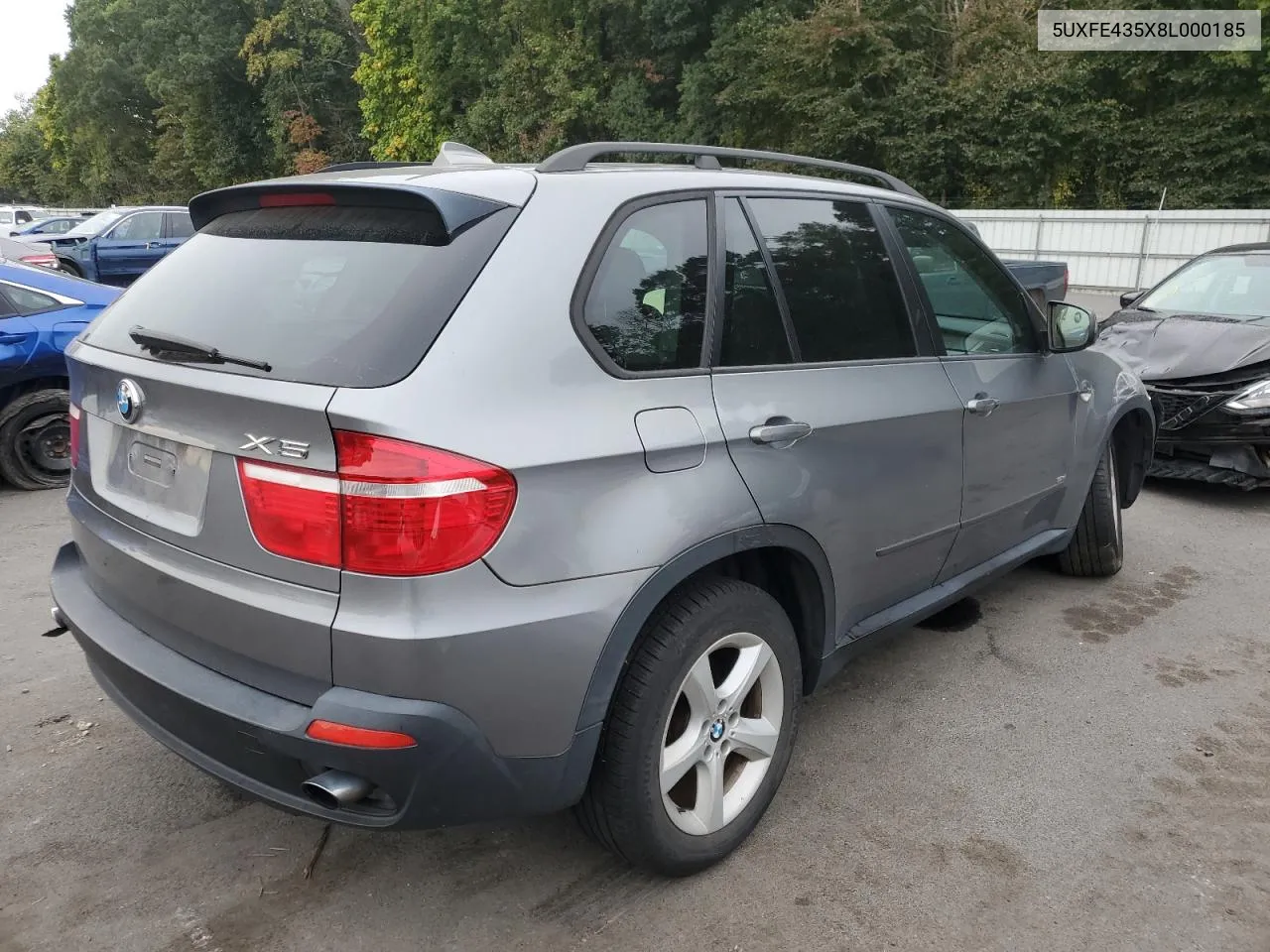 2008 BMW X5 3.0I VIN: 5UXFE435X8L000185 Lot: 72555284