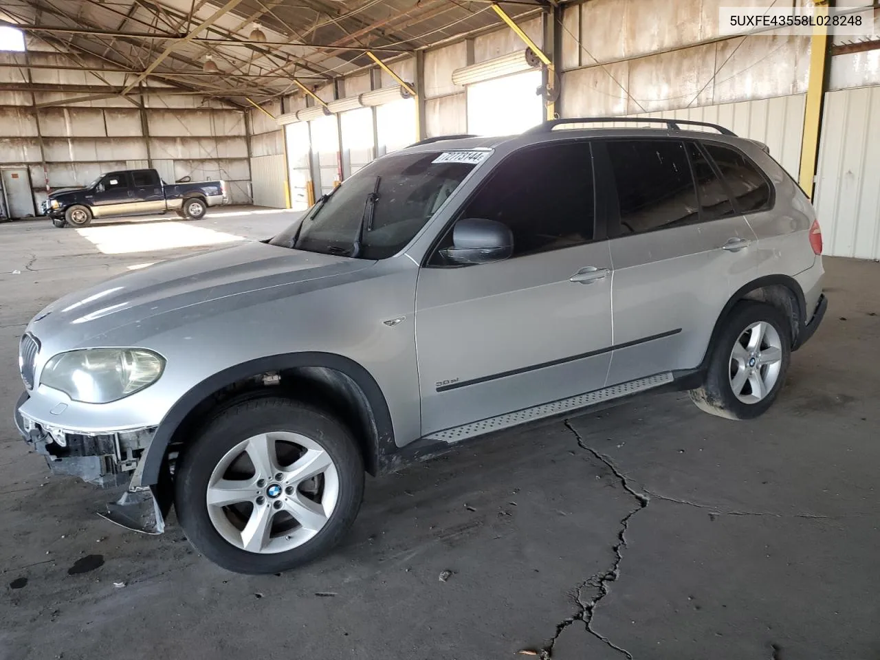 2008 BMW X5 3.0I VIN: 5UXFE43558L028248 Lot: 72773144