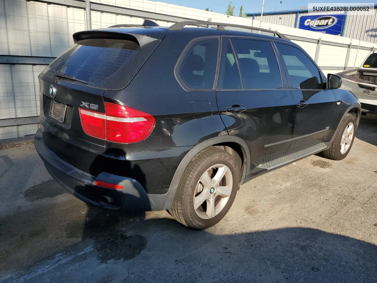 2008 BMW X5 3.0I VIN: 5UXFE43528L000052 Lot: 73686034