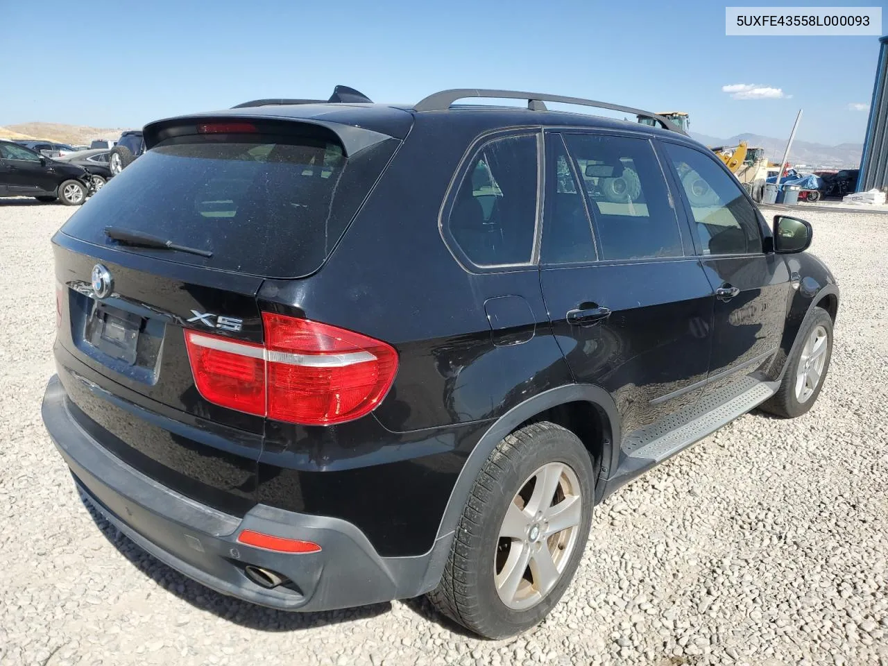 2008 BMW X5 3.0I VIN: 5UXFE43558L000093 Lot: 74641754