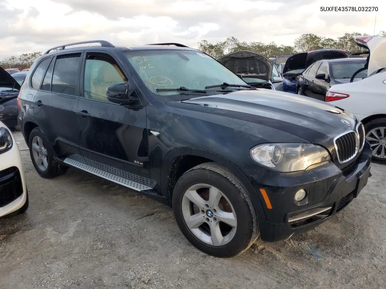 2008 BMW X5 3.0I VIN: 5UXFE43578L032270 Lot: 75461934