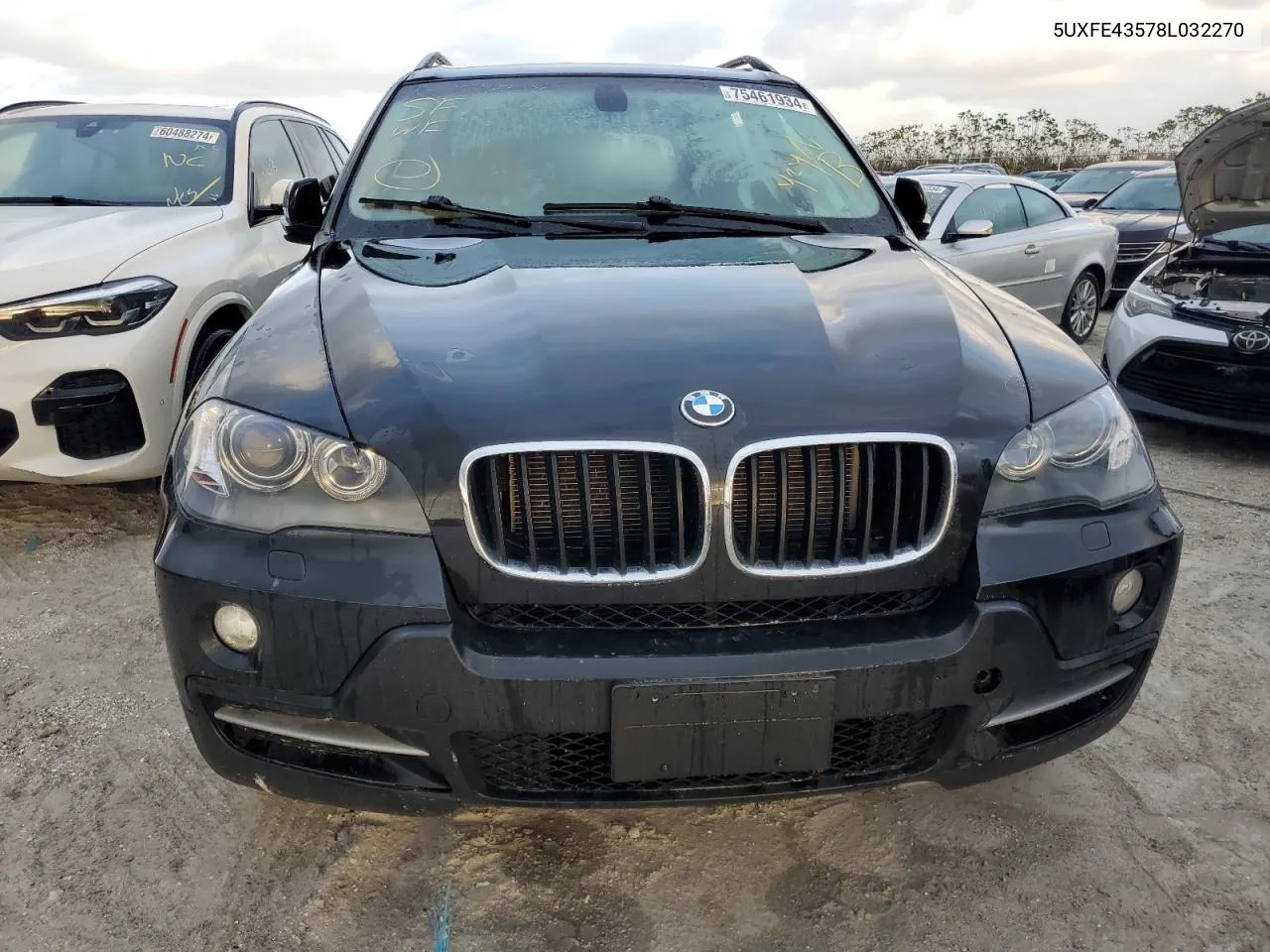 2008 BMW X5 3.0I VIN: 5UXFE43578L032270 Lot: 75461934