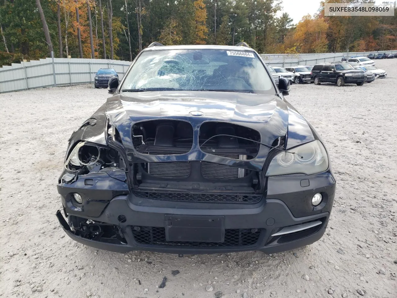 5UXFE83548L098069 2008 BMW X5 4.8I