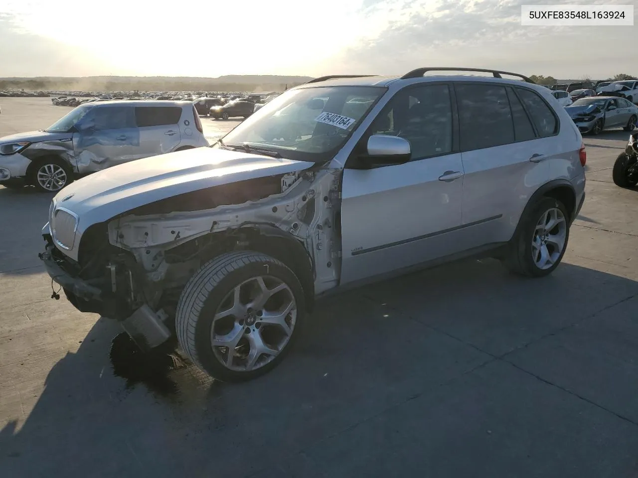 2008 BMW X5 4.8I VIN: 5UXFE83548L163924 Lot: 76403164