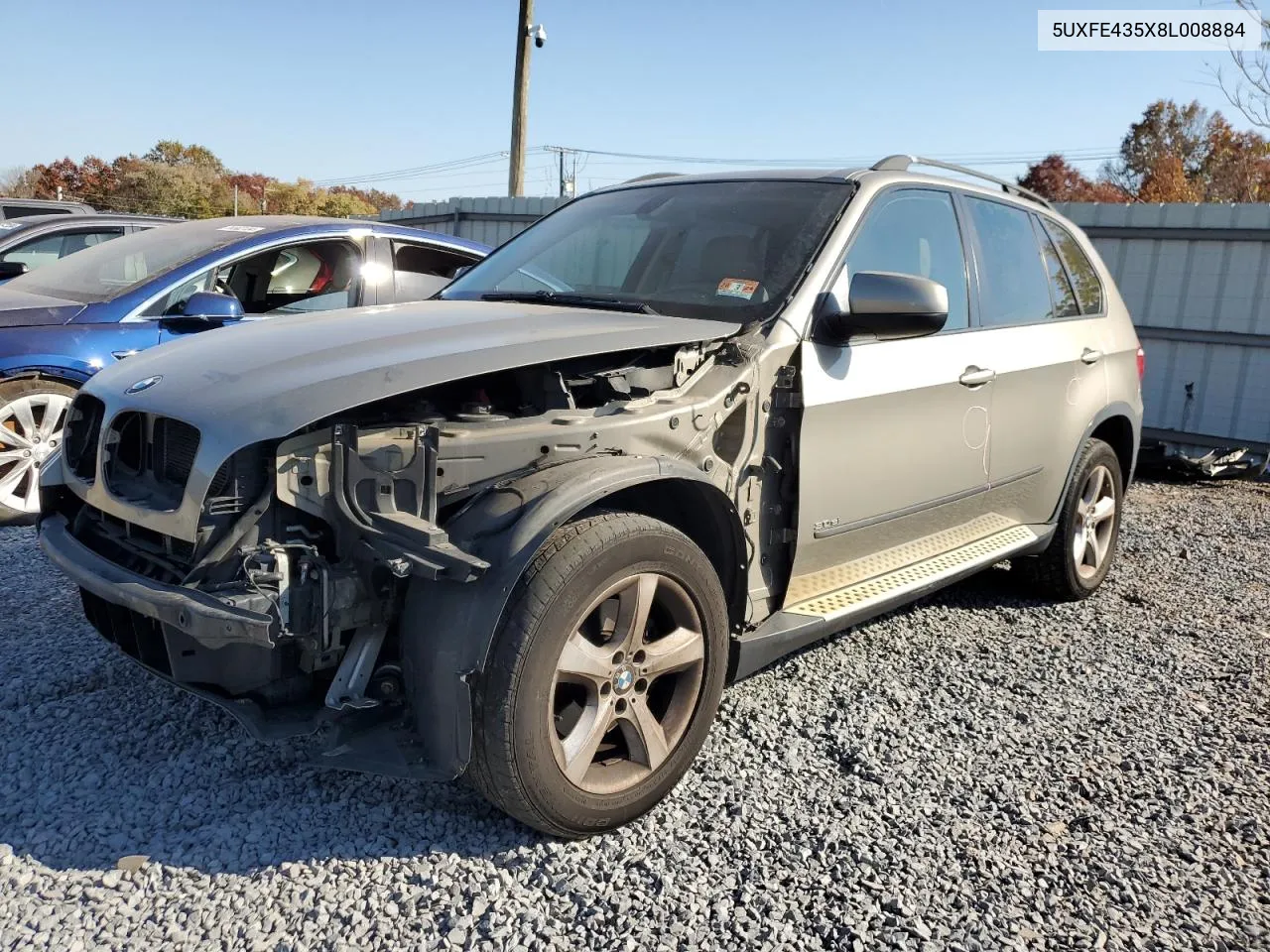 2008 BMW X5 3.0I VIN: 5UXFE435X8L008884 Lot: 77142644