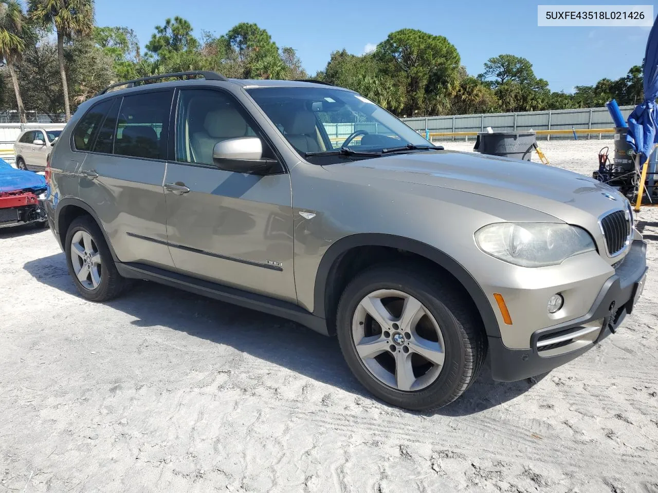 2008 BMW X5 3.0I VIN: 5UXFE43518L021426 Lot: 77897314