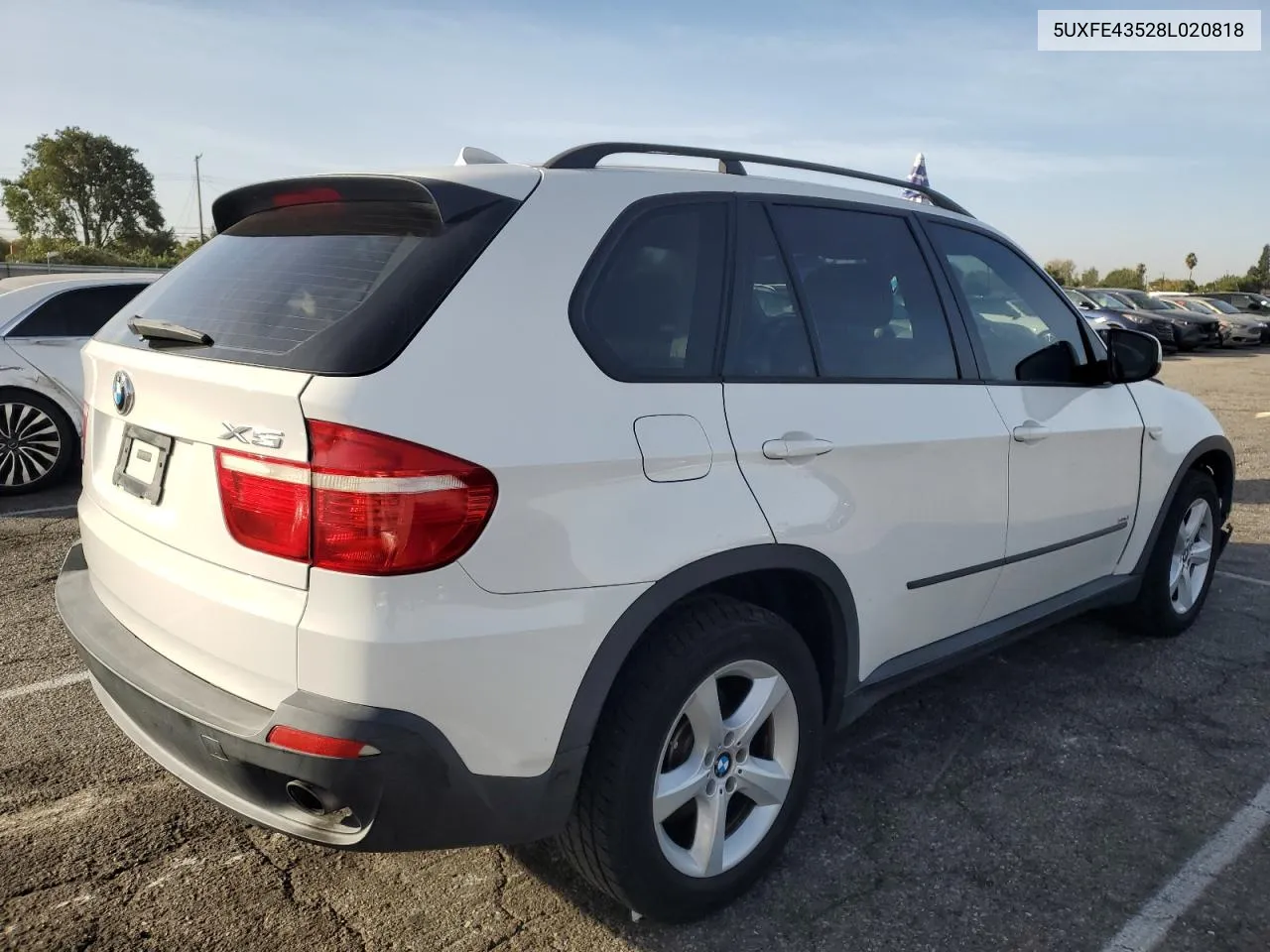 2008 BMW X5 3.0I VIN: 5UXFE43528L020818 Lot: 79726174