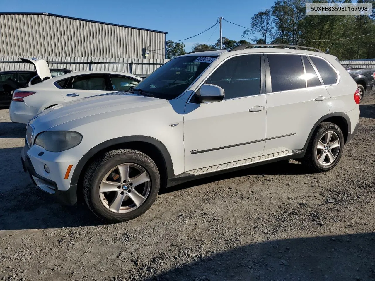 2008 BMW X5 4.8I VIN: 5UXFE83598L167998 Lot: 80539554