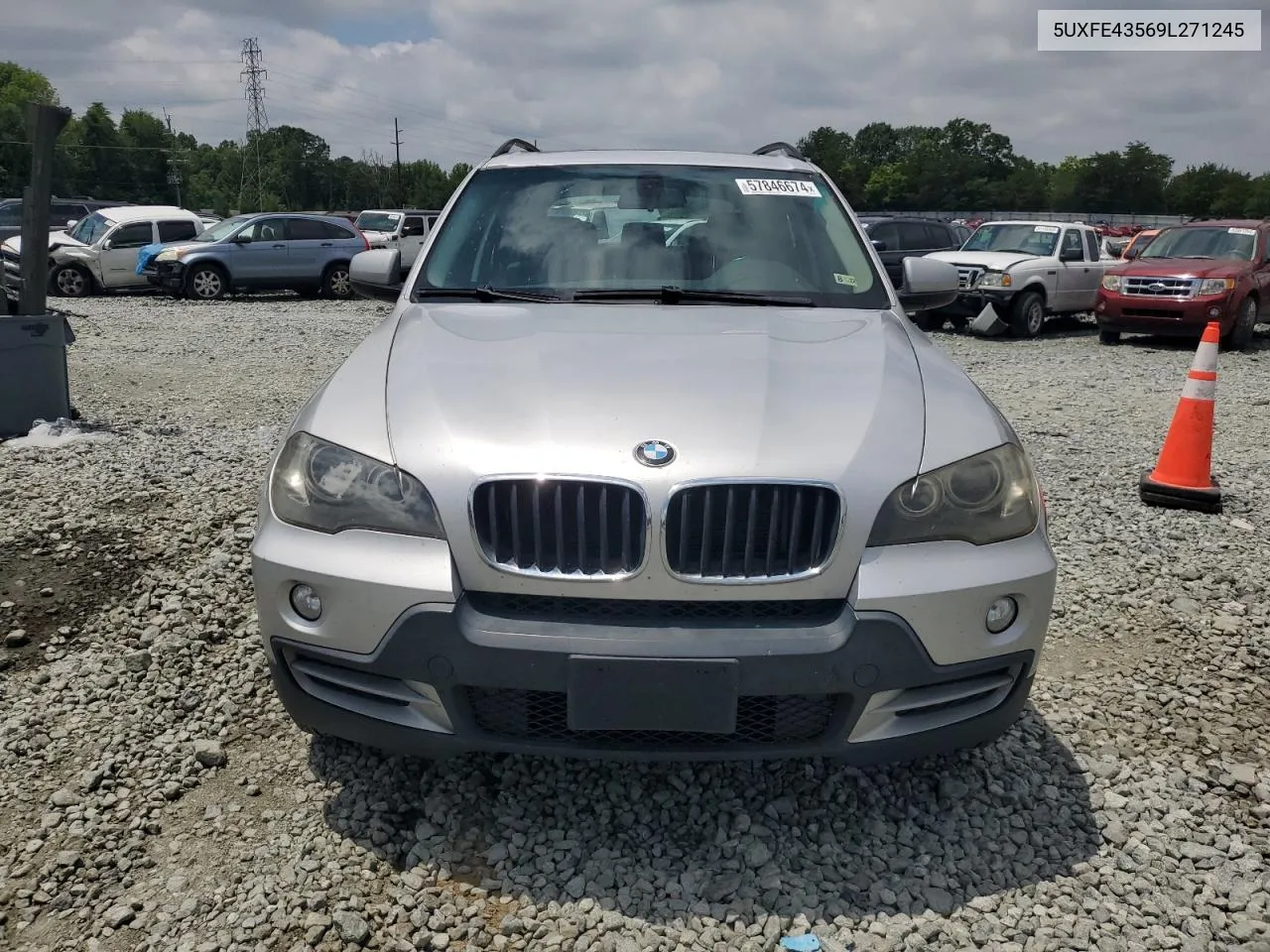 2009 BMW X5 xDrive30I VIN: 5UXFE43569L271245 Lot: 57846674