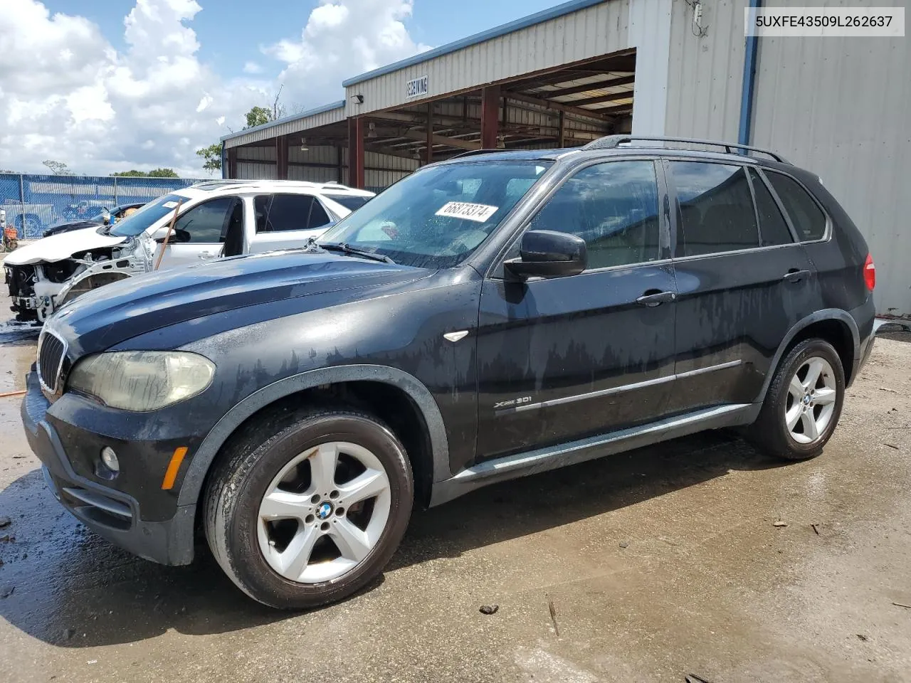 2009 BMW X5 xDrive30I VIN: 5UXFE43509L262637 Lot: 66873374