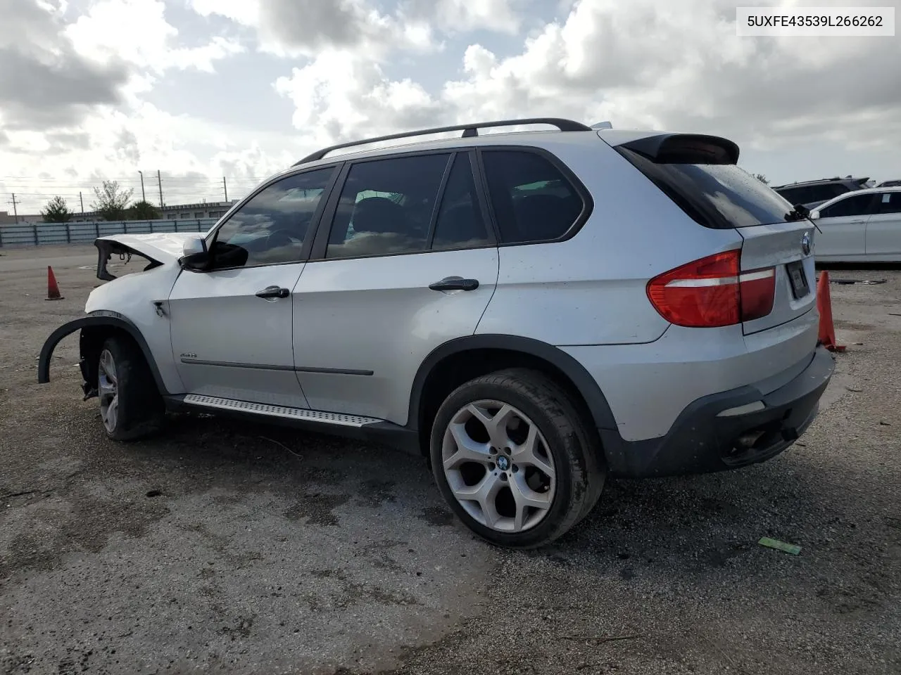 2009 BMW X5 xDrive30I VIN: 5UXFE43539L266262 Lot: 70340614