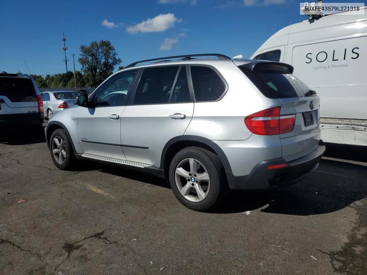 2009 BMW X5 xDrive30I VIN: 5UXFE43579L271318 Lot: 72897164