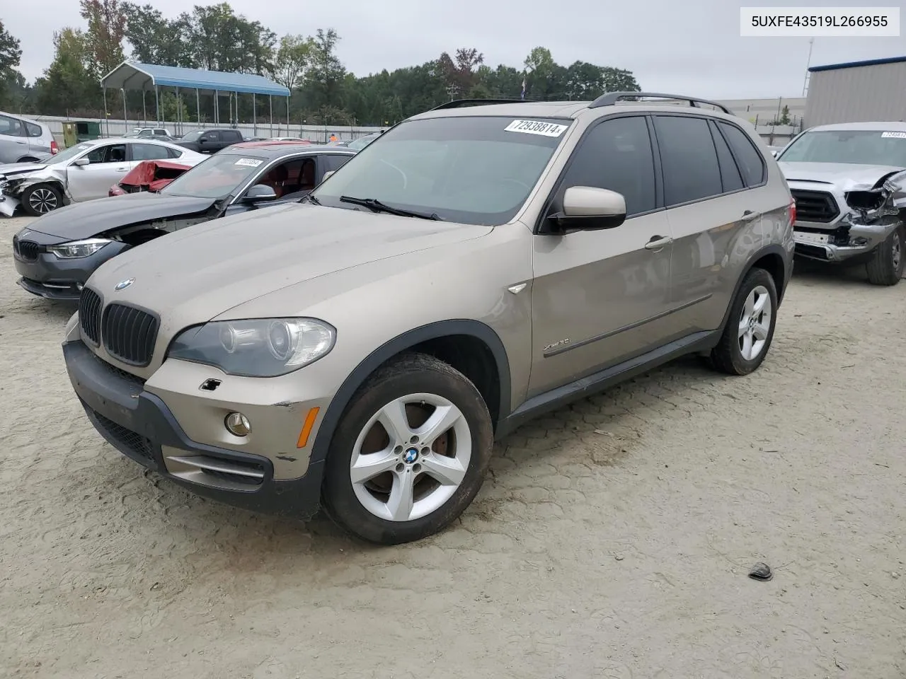 2009 BMW X5 xDrive30I VIN: 5UXFE43519L266955 Lot: 72938814