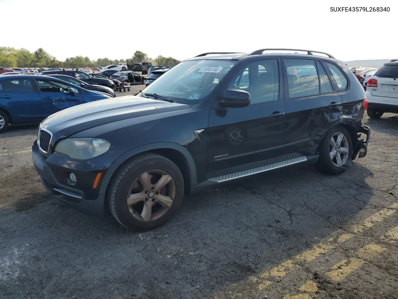 2009 BMW X5 xDrive30I VIN: 5UXFE43579L268340 Lot: 73345744