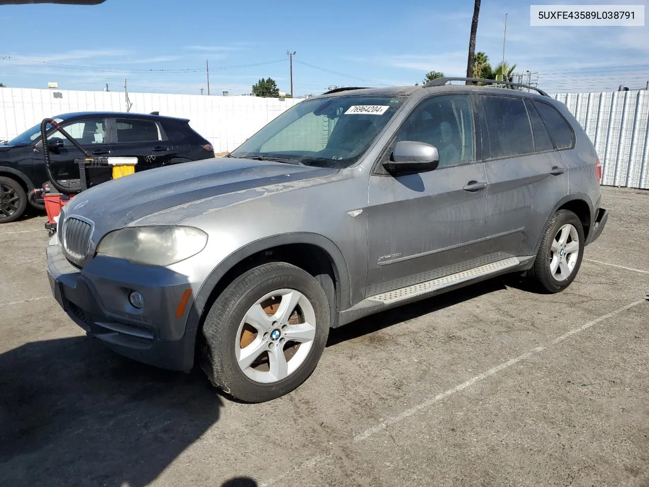 2009 BMW X5 xDrive30I VIN: 5UXFE43589L038791 Lot: 76964204