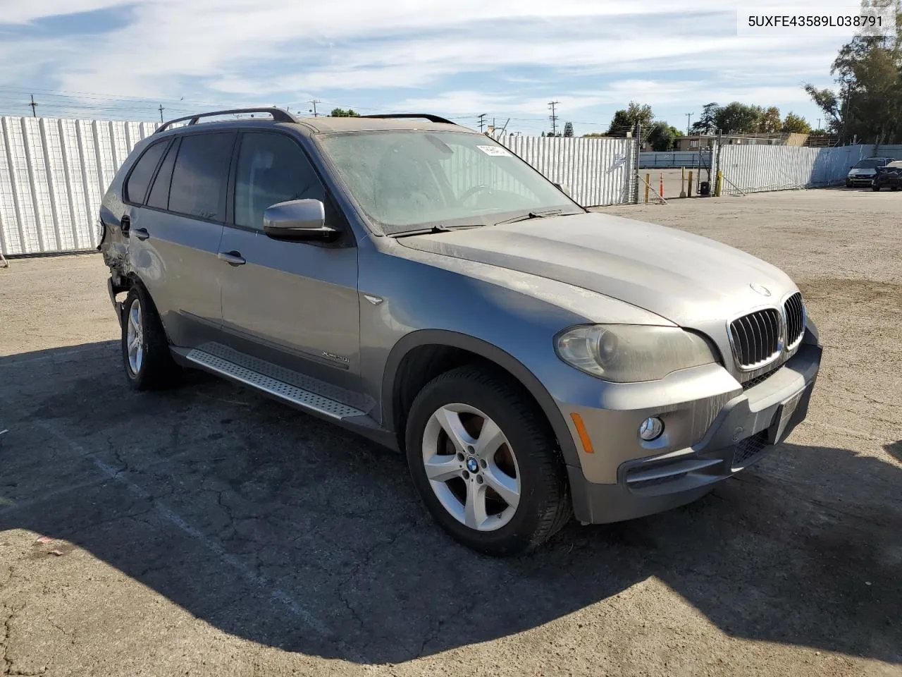 2009 BMW X5 xDrive30I VIN: 5UXFE43589L038791 Lot: 76964204