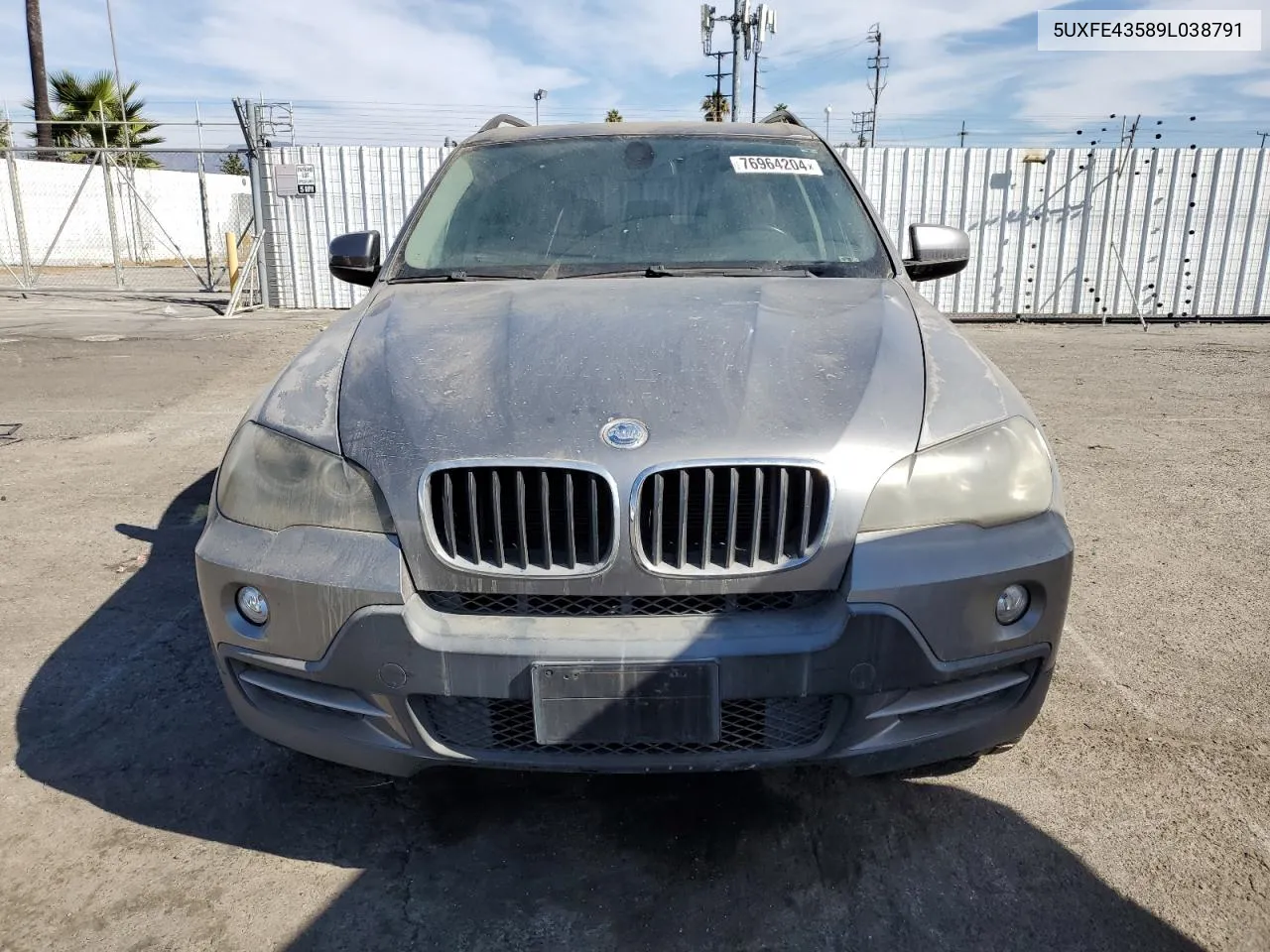 2009 BMW X5 xDrive30I VIN: 5UXFE43589L038791 Lot: 76964204