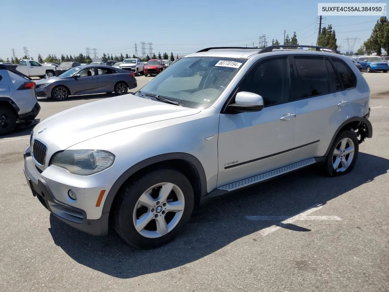 2010 BMW X5 xDrive30I VIN: 5UXFE4C55AL384950 Lot: 60770194