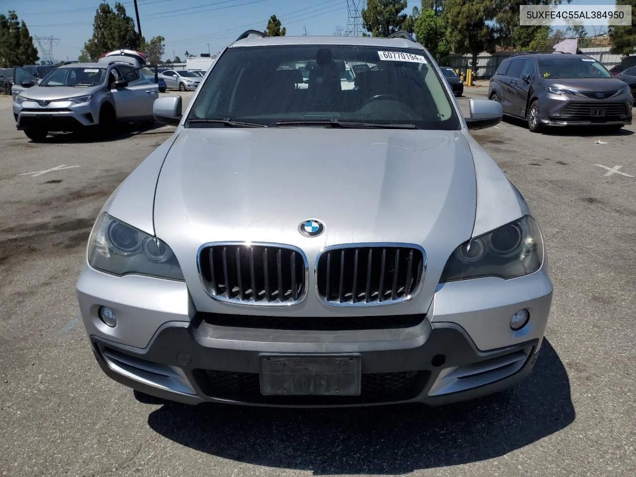 2010 BMW X5 xDrive30I VIN: 5UXFE4C55AL384950 Lot: 60770194