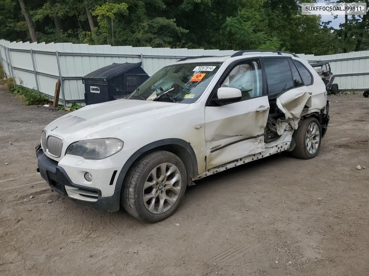 2010 BMW X5 xDrive35D VIN: 5UXFF0C50ALJ99811 Lot: 70267814