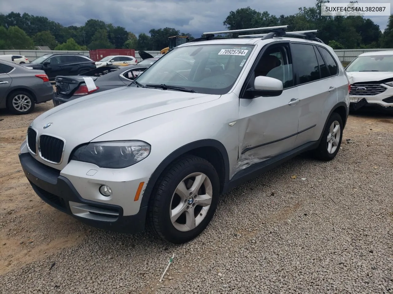 2010 BMW X5 xDrive30I VIN: 5UXFE4C54AL382087 Lot: 70925794