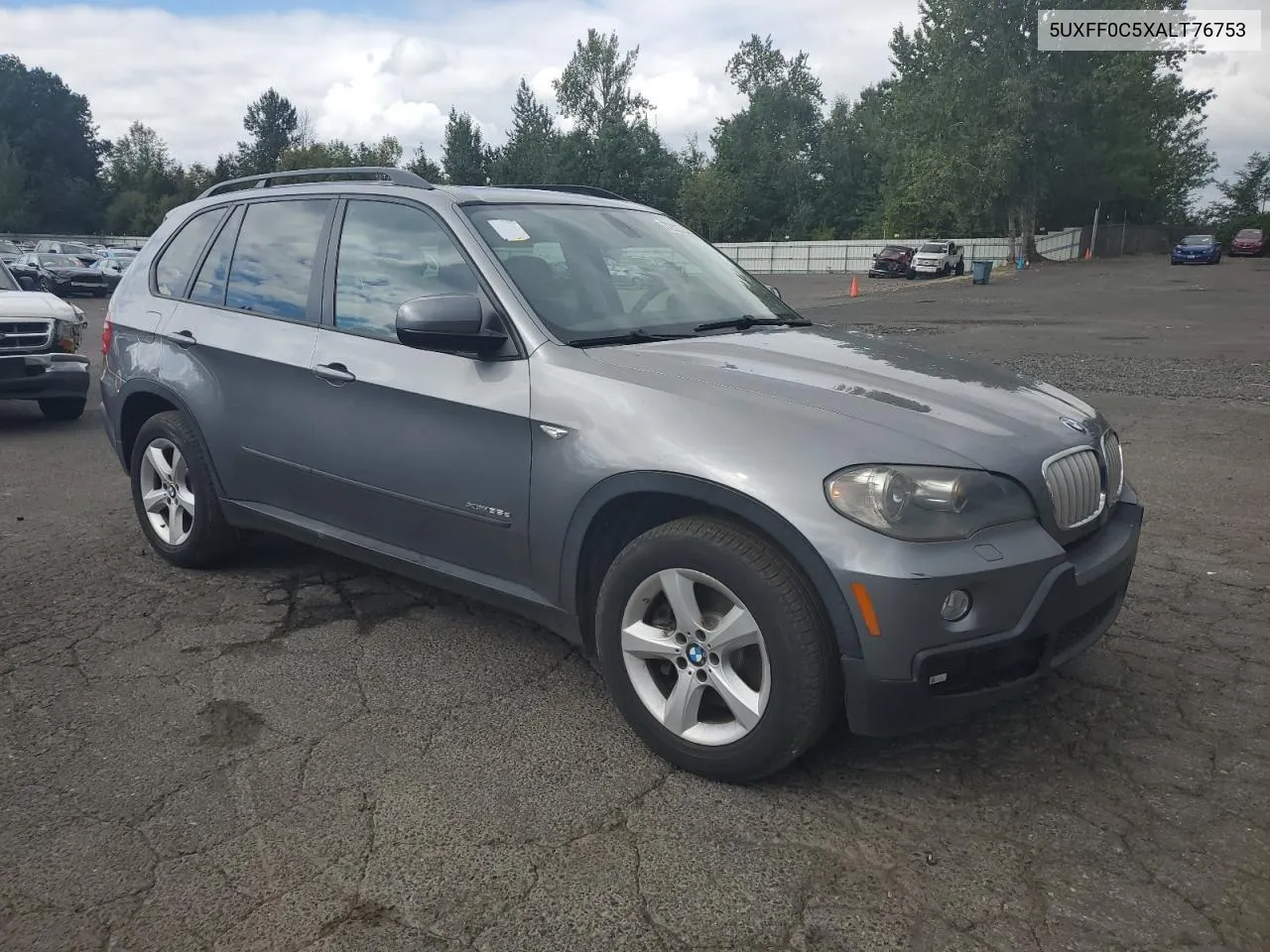 2010 BMW X5 xDrive35D VIN: 5UXFF0C5XALT76753 Lot: 72327644