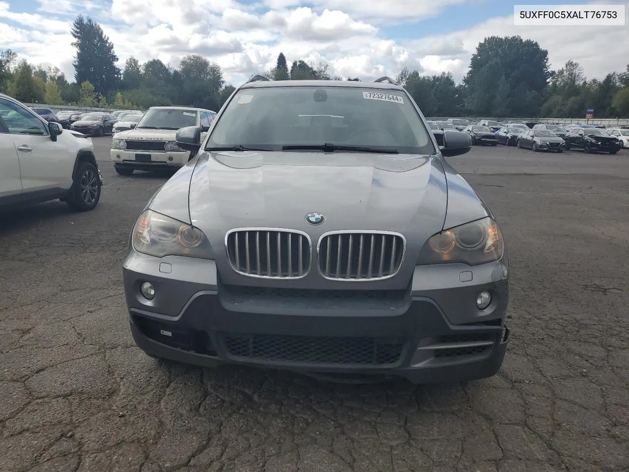 2010 BMW X5 xDrive35D VIN: 5UXFF0C5XALT76753 Lot: 72327644