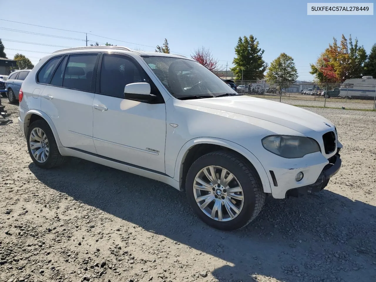 2010 BMW X5 xDrive30I VIN: 5UXFE4C57AL278449 Lot: 74128434