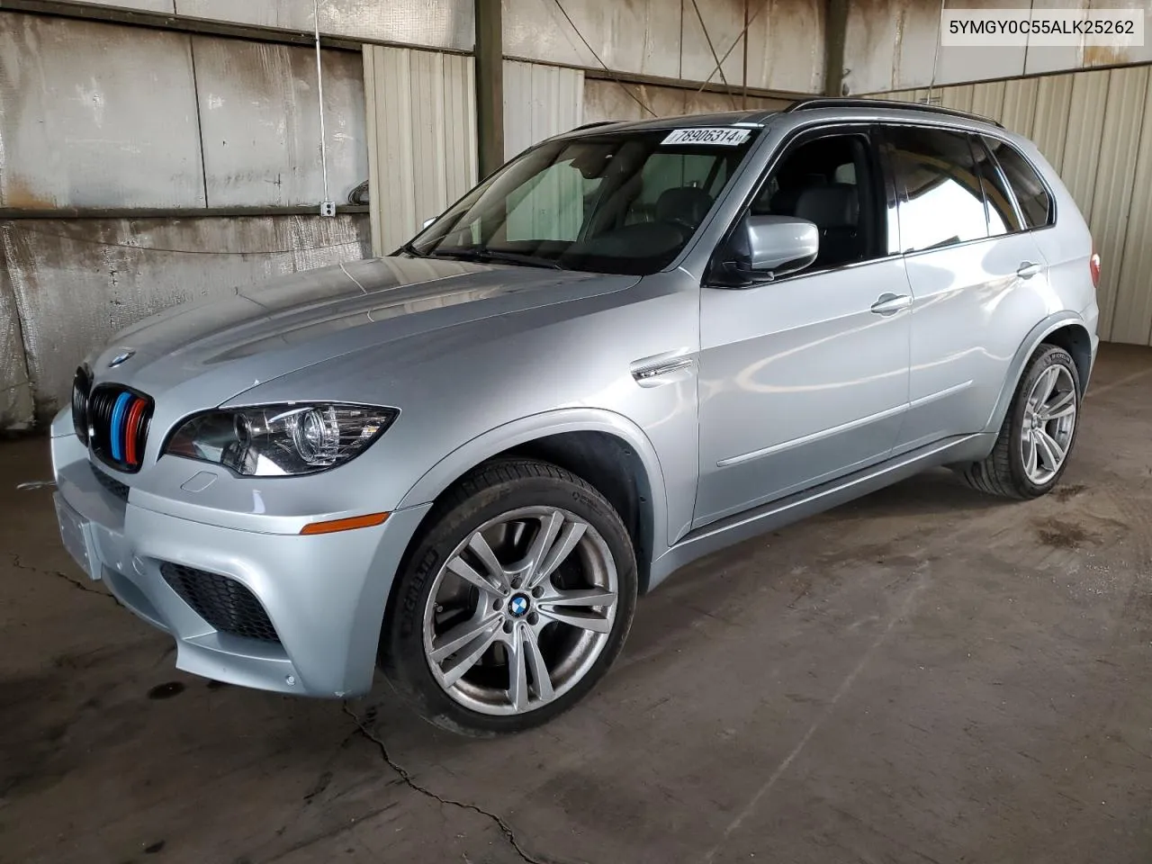 2010 BMW X5 M VIN: 5YMGY0C55ALK25262 Lot: 78906314