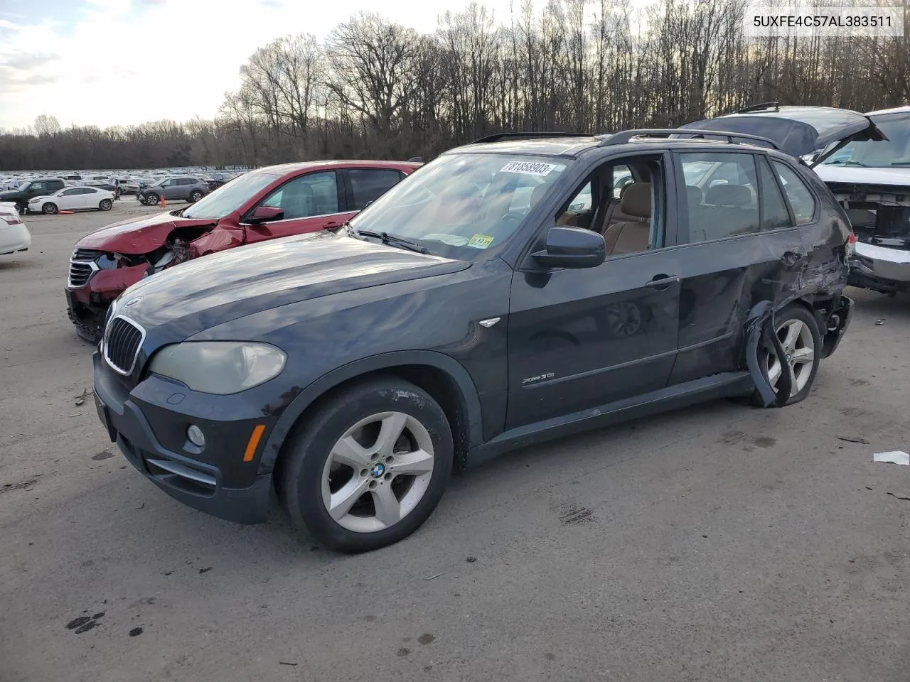 2010 BMW X5 xDrive30I VIN: 5UXFE4C57AL383511 Lot: 81858903