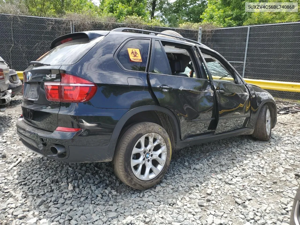 2011 BMW X5 xDrive35I VIN: 5UXZV4C56BL740868 Lot: 56213194