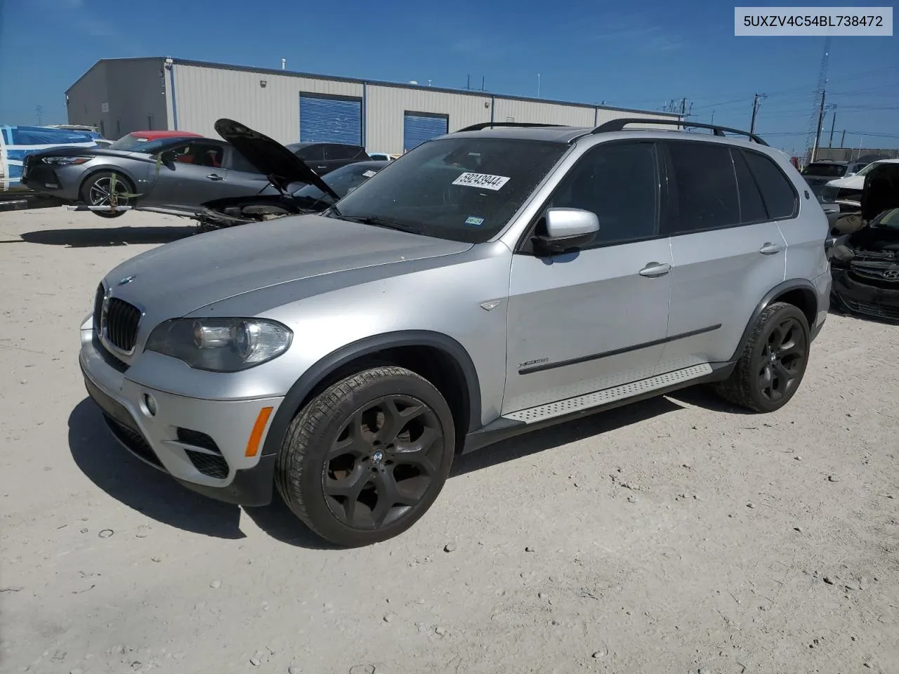 2011 BMW X5 xDrive35I VIN: 5UXZV4C54BL738472 Lot: 59243944