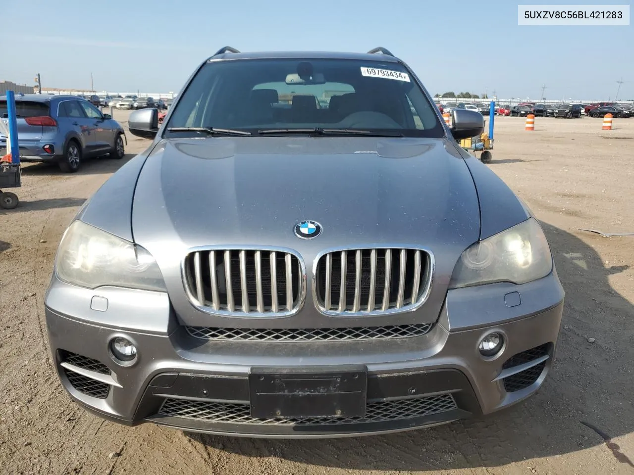 2011 BMW X5 xDrive50I VIN: 5UXZV8C56BL421283 Lot: 69793434