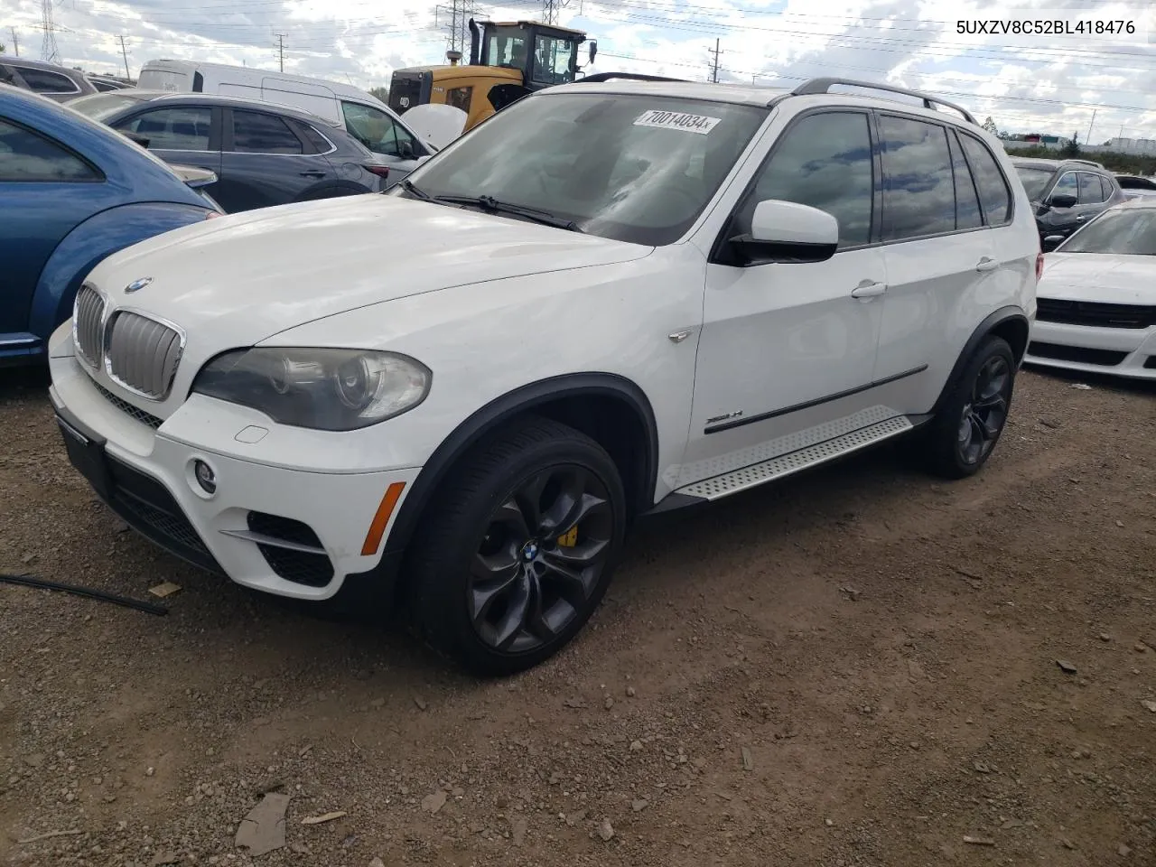 2011 BMW X5 xDrive50I VIN: 5UXZV8C52BL418476 Lot: 70014034