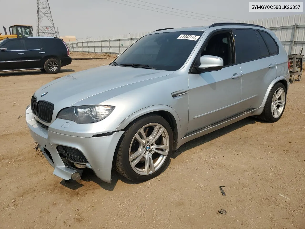 2011 BMW X5 M VIN: 5YMGY0C58BLK26357 Lot: 71443774